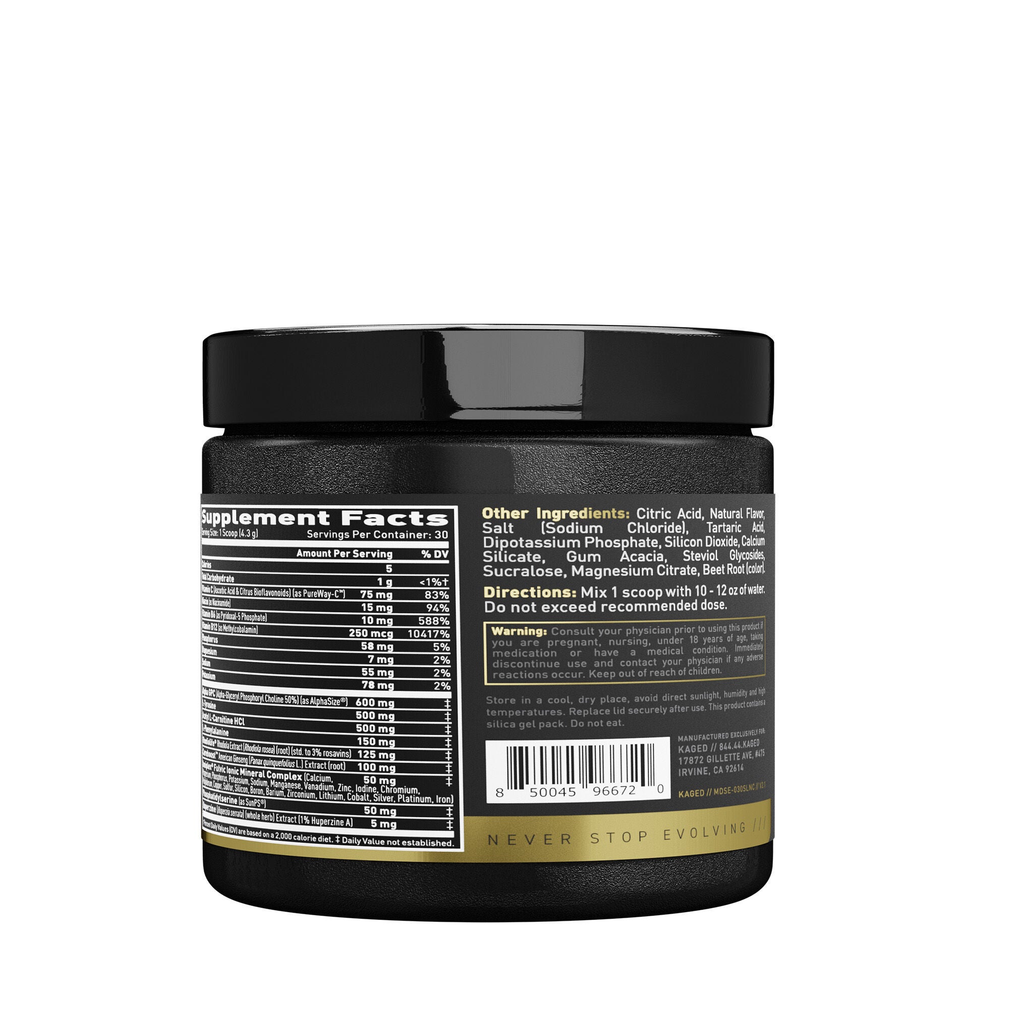 Mindset Elite Series No Stim - Strawberry Lemonade - 4.55 oz. &#40;30 Servings&#41;  | GNC